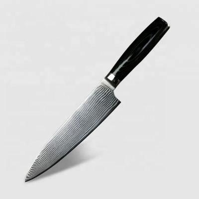 China Viable Factory Direct China AUS10 8 Inch 67 Layer Damascus Steel Chef Knife for sale