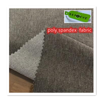 China Stretch hi quality 75D*150D polyester spandex two side weft recycled fabric for sportswear and coat for sale