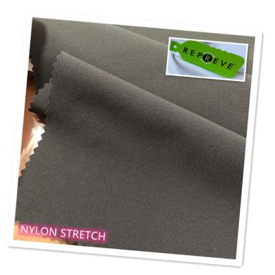 China Stretch hi quality 70D two layers weft recycled nylon spandex fabric for sportswear and coat for sale