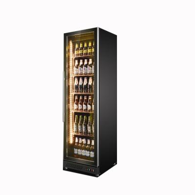 China Single-temperature Factory Supply Upright Glass Door Display Beer Fridge Beverage Cooler Showcase for sale