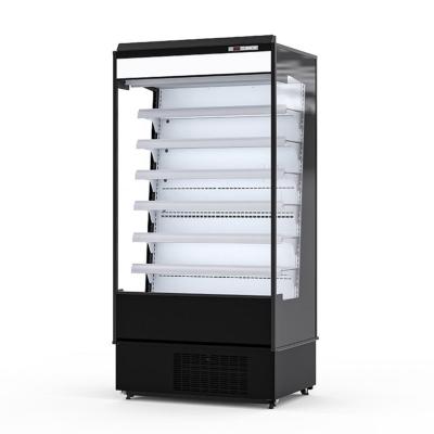 China Single-temperature Open-Fridge Upright Refrigerator Showcase Cooler Commercial Meat Fridge Display Refrigeration Equipment for sale