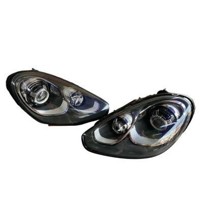 China Applicable 2015 Cayenne headlights Cayenne headlights car lighting system headlight assembly to the half dismantling Cayenne parts for sale