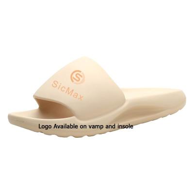 China CUSHIONING Custom Logo Rubber Slip On Flip Flop Slippers Wholesale for sale