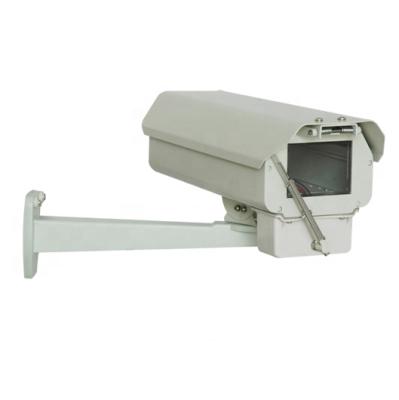 China Car Surveillance Shield Side Lock 12 Inch Security Camera Housing With Led Light for sale