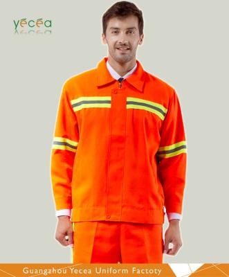 China High Worker Safety Fluorescence Jacket And Pant Style Outdoor Cleaning Reflective Lightweight Uniform Anti-pilling Custom Design Logo Workwear for sale