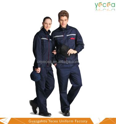 China Breathable Customized High Quality Long Sleeve Men And Women Engineering Work Wear Uniform for sale