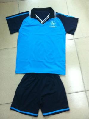 China School Kniting Cloth School Sports Uniforms for sale