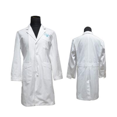 China Wholesale&Customized Hospital LOGO100% Cotton Breathable Medical Coveralls Doctor Coat Hospital Chemical Uniform for sale