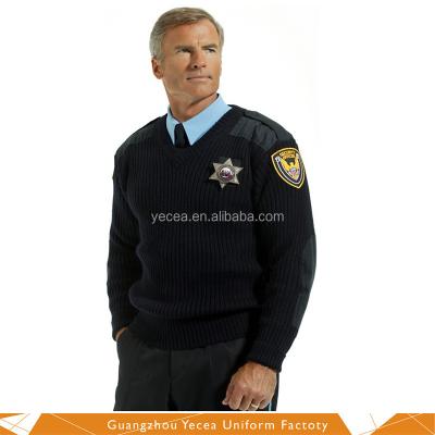 China High Quality Acrylic Guard Security Guard Sweater Uniforms for sale