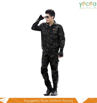 China Anti-Static Manufacturer of Supply Russian Black Military Camouflage Uniform for sale