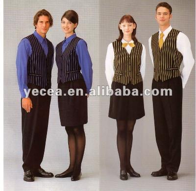 China restaurant & HOT Sale Bar Restaurant Waiter Uniform for sale