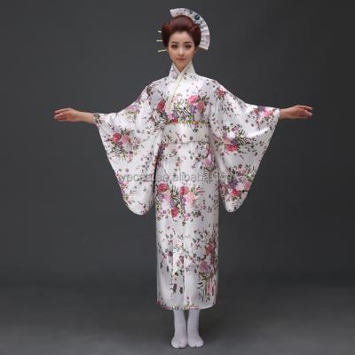 China High quality japanese cotton kimono yukata bathrobe uniform for sale