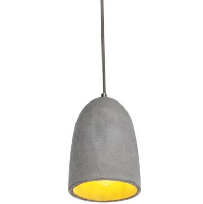 China Modern Decorative Modern Natural Cement Hanging Light Fixture Indoor Fancy Chandelier Led Retro Concrete Pendant Lamp E27 For Restaurant for sale