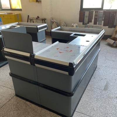 China Multifunctional supermarket factory direct sales stainless steel supermarket checkout counters checkout counters for sale