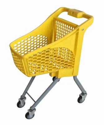 China Unveiling Kids Mini Supermarket Grocery Metal Chrome Plated Shopping Cart Kids Shopping Cart for sale