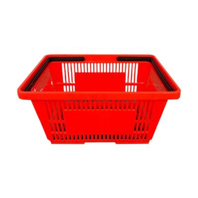 China Factory direct sale new pp plastic cheap colorful plastic basket for supermarket for sale