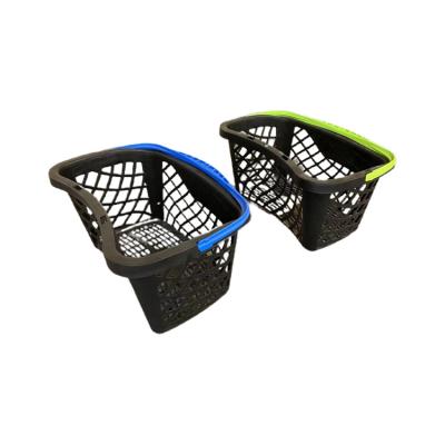 China Factory direct sales wholesale supermarket plastic hanging baskets with handle 510*290*250mm for sale