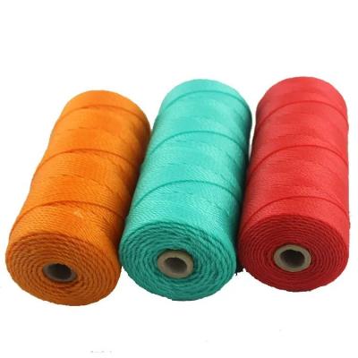 China Convenient price with high quality manufacture 210d 12 twine 3 strand rope polyester nylon fishing line for sale