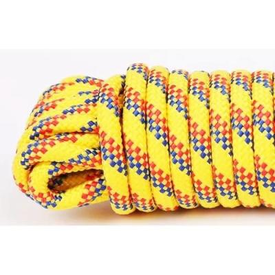 China Factory Wholesale High Strength Color Needle Solid Braided Dog Leash Polypropylene PP Polyester Round Woven Custom Nylon Rope for sale