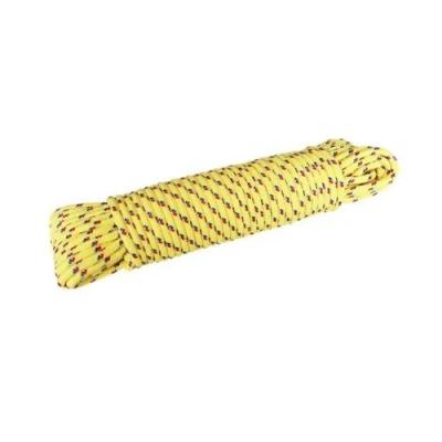 China 6mmx15m pp Diamond Braided Rope Polypropylene Clothes High Tensile Line for sale