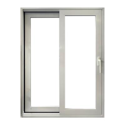 China Heat Insulation LVDUN Aluminum Alloy Material Frosted New Modern Black Sectional Sliding Garage Glass Door Insulated for sale