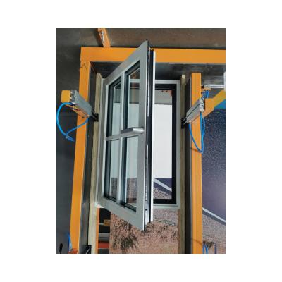 China LVDUN Swing Frame Windows Aluminum Frame Insulated Glass Windows for sale