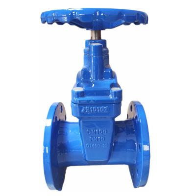 China General China Manufacture DN100 Non-Rising Stem Resilient Flange Type Gate Valve Handwheel for sale