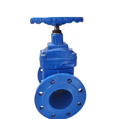 China Dn100 General High Quality Ductile Iron Flange Gate Valve Water Gate Valve Diagram for sale