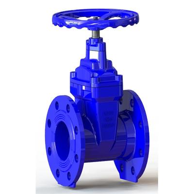 China DIN F4/F5 BS5163 PN25 Resilient Non-Rising General Stem Seawater Seated Flanged Gate Valve for sale