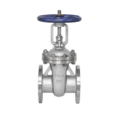 China General Stainless Dn200 304 No Pressure Reduction Sluice Control Water Wcb Gate Valve for sale