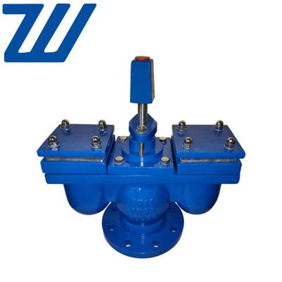 China CI EN1092 General Ductile Iron DIN Flanged End Double Balls Exhaust Valve Air Release Valve for sale