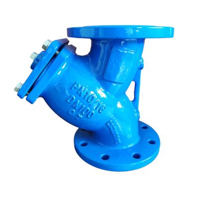 China Factory General Wholesale Cast Ductile Iron Y Type Strainer Valve For Water for sale