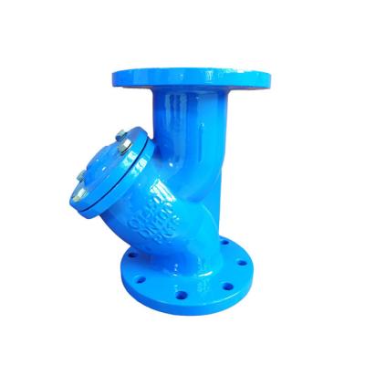 China General Ductile Iron Flanged End Din BS ANSI Y Type Strainer With Stainless Steel Filter for sale