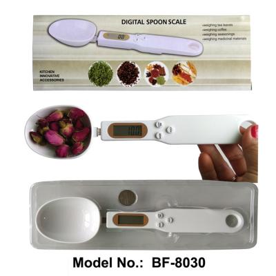 China American Type Scale 200g 500g/0.1g Kitchen Homeuse High Accuracy Weight Scale Pocket Spoon 300g Multiple Colors Available for sale