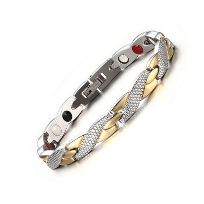 China Unisex Energy Balance Trendy Wholesale Bio Bracelet Jewelry Fashion Stainless Steel for sale