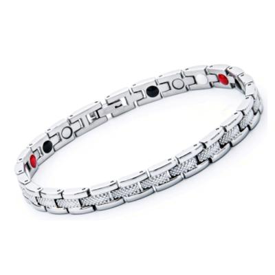 China New Design Cute Magnetic Stainless Steel Therapy Bracelet 4 In 1 Custom Made Bracelet For Couples for sale