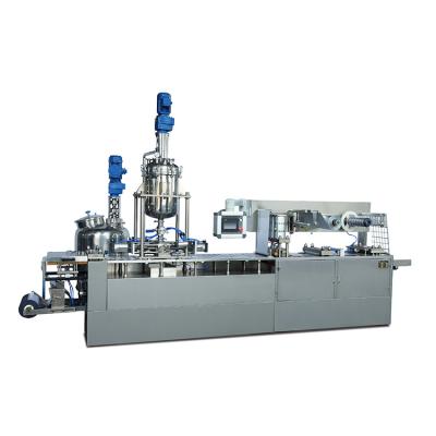 China Food Blister Thermoformer Machine for Viscous Products Hazelnut Cream, Peanut Butter, Jam for sale