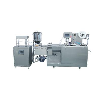 China Flavor Automatic Liquid Blister Packing Machine For Perfume, Honey, Jam, Cheese, Salad Dressing for sale