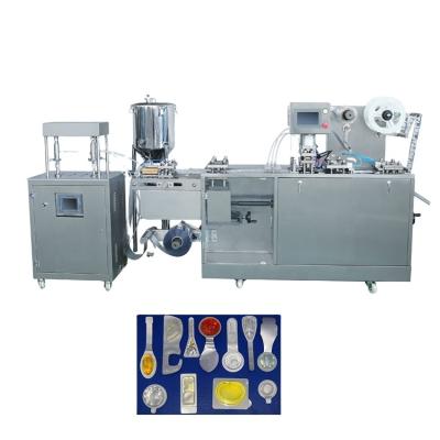 China Automatic Liquid Food Perfume/Butter/Jam/Chocolate/Honey Blister Packaging Machine for sale