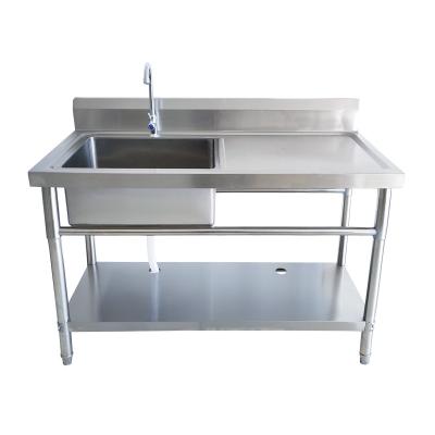 China Stainless Steel Commercial Stainless Steel Sink Table, Prep Table for sale