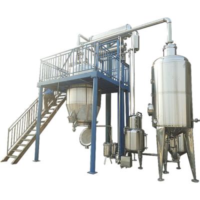 China Reflux soxhlet liquid thermal hot extraction and concentration tanks for herb and plant for sale