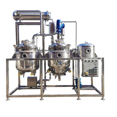 China Compact structure multifunctional stainless steel vacuum extraction concentration tank for sale