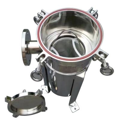 China food & Beverage Plant Stainless Steel Food Single Bag Filter for Juice Honey Milk and Syrup Water Treatment for sale