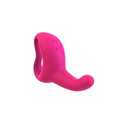 China Wholesale Silicone+ABS IPX7 Waterproof Handheld Finger Vibrator Adult Sex Toys For Women Female Clitoris G Spot Vibrator for sale