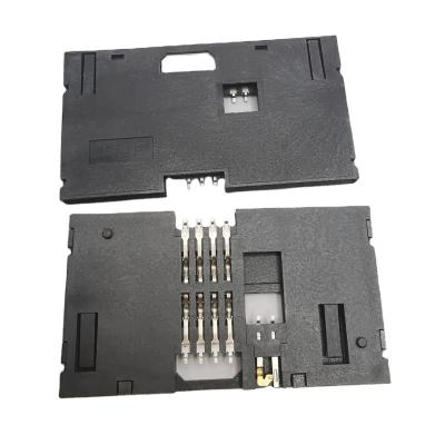 China PCB 8Pin SMT Type Plastic IC Smart Card Connector Socket Bank ATM Card Reader Connector For POS for sale