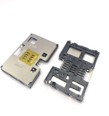 China High Quality IC C839 8pin SMT Smart Card Connector Type Normally Open IC Card Reader For POS Machine S80 S90 LXICONN116-839 for sale