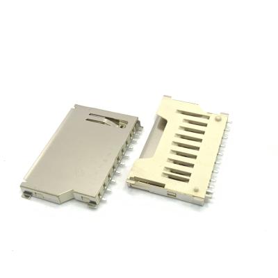 China High Quality Short Type SD Memory Card Socket Micro SD Card PCB Connector for sale