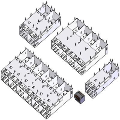 China PCB factory direct sale 1*1 1*2 1*4 1*6 copper SFP transceiver module SFP connector for sale