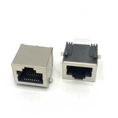 China High Quality Type RJ45 Network 8pin PCB Connector RJ45 8P8C SMT Female Connector for sale