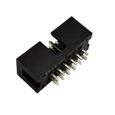 China 12Pins 2x6 PCB Box Header IDC Connector Male Sockets Direct Terminals 2.54mm IDC Connector for sale